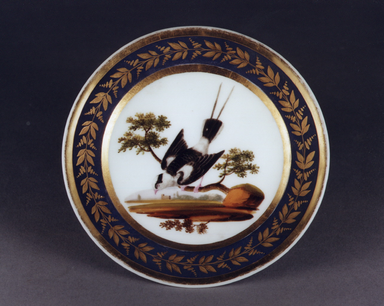 animali (piattino) - manifattura francese (sec. XIX)