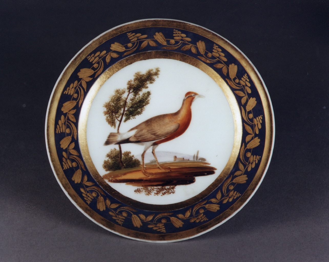 animali (piattino) - manifattura francese (sec. XIX)