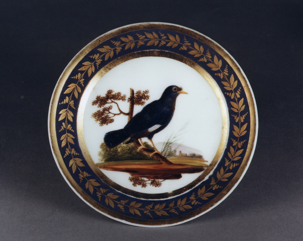 animali (piattino) - manifattura francese (sec. XIX)