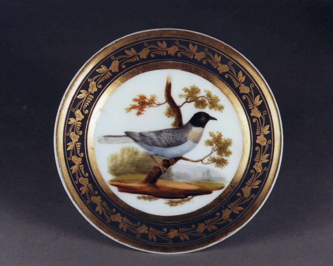 animali (piattino) - manifattura francese (sec. XIX)