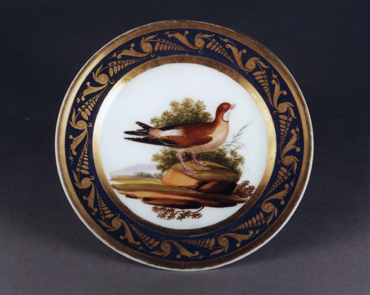 animali (piattino) - manifattura francese (sec. XIX)