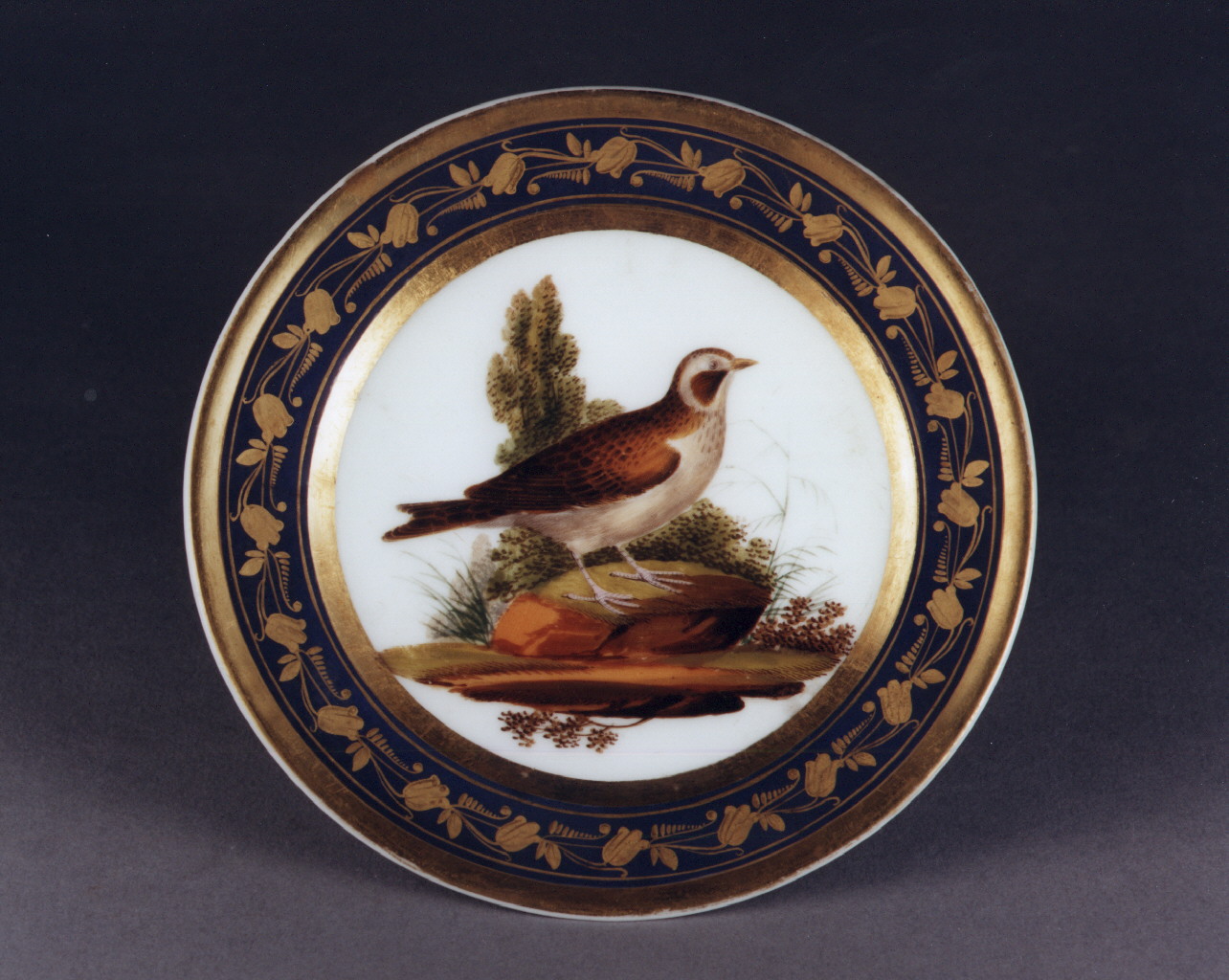 animali (piattino) - manifattura francese (sec. XIX)