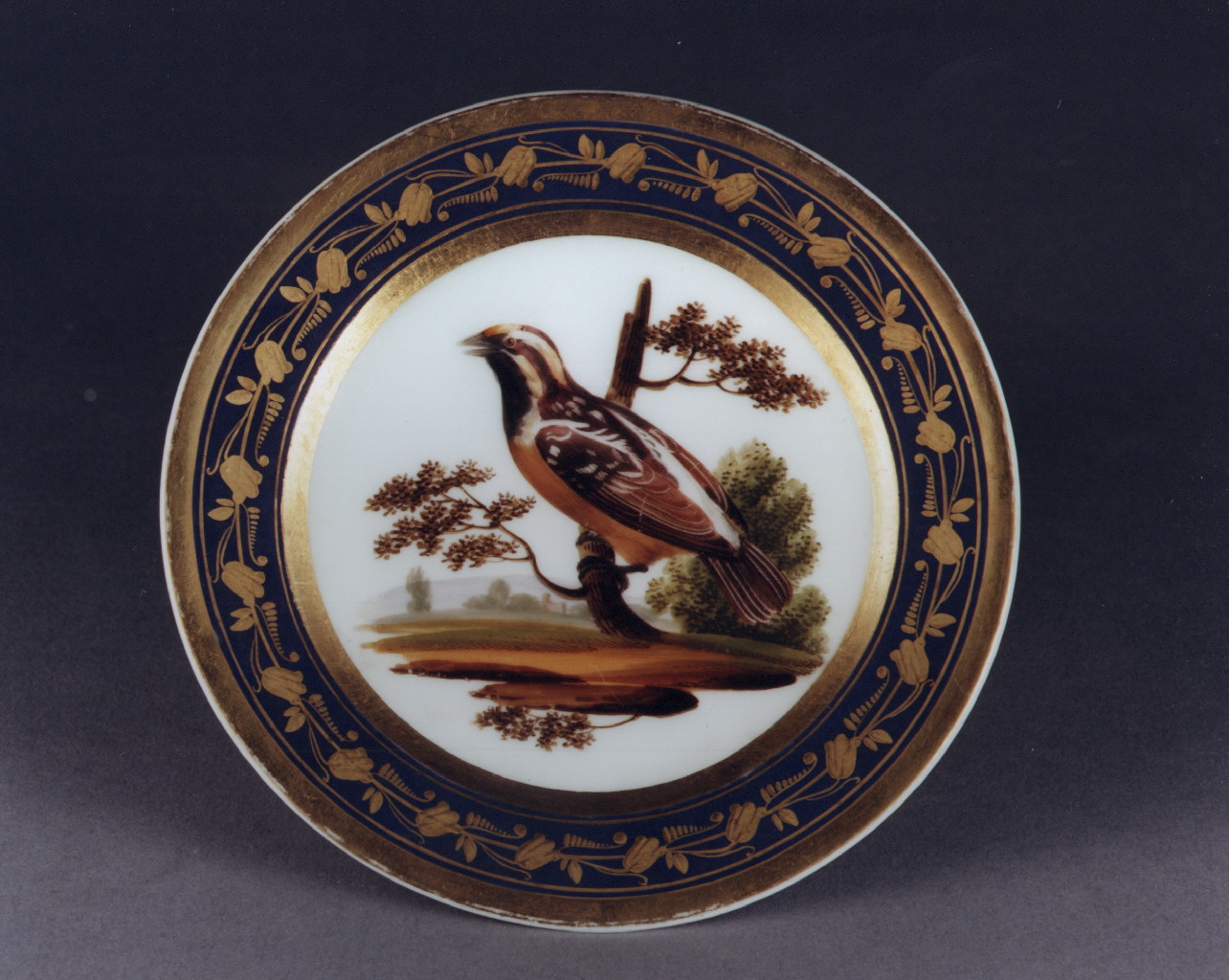 animali (piattino) - manifattura francese (sec. XIX)