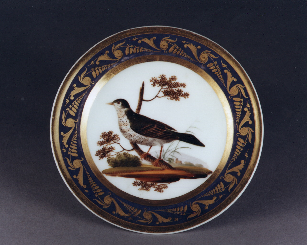 animali (piattino) - manifattura francese (sec. XIX)