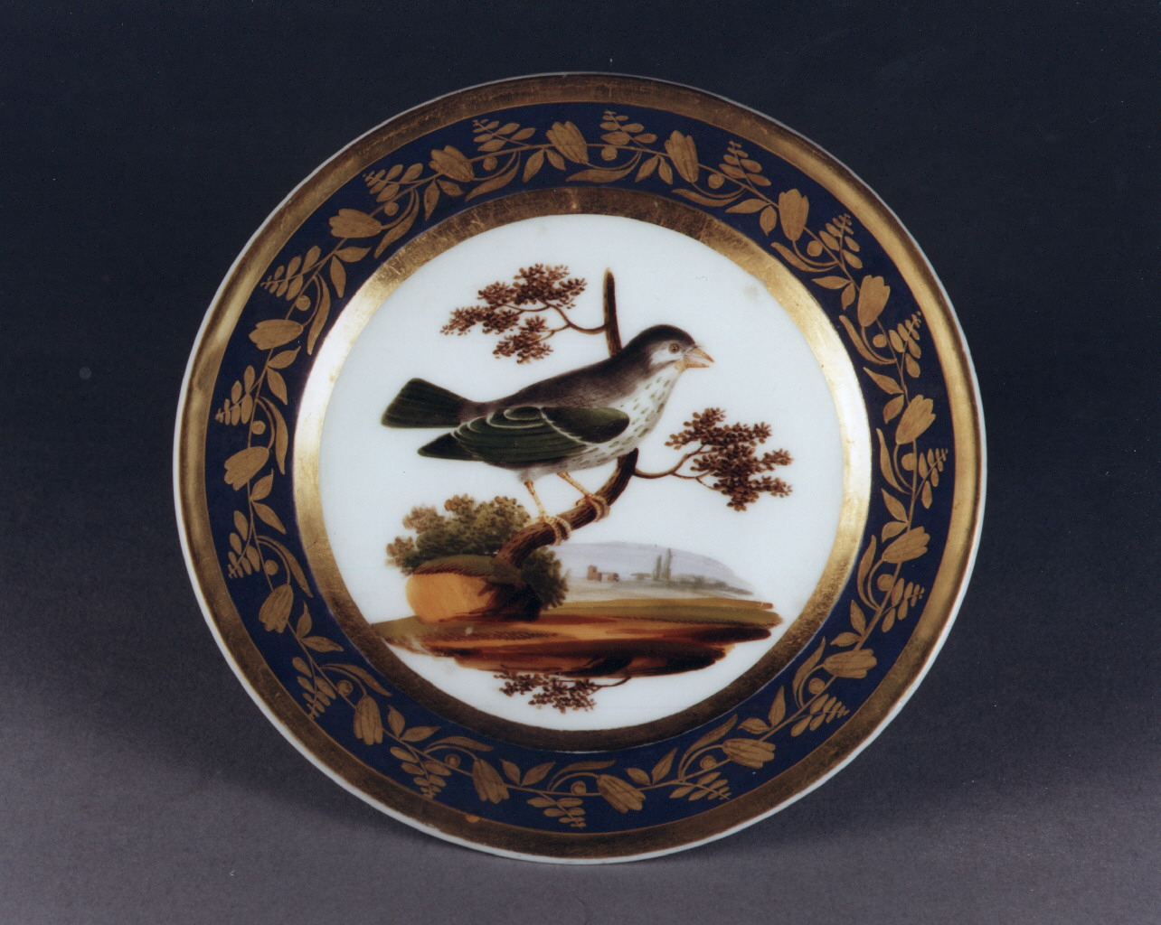 animali (piattino) - manifattura francese (sec. XIX)