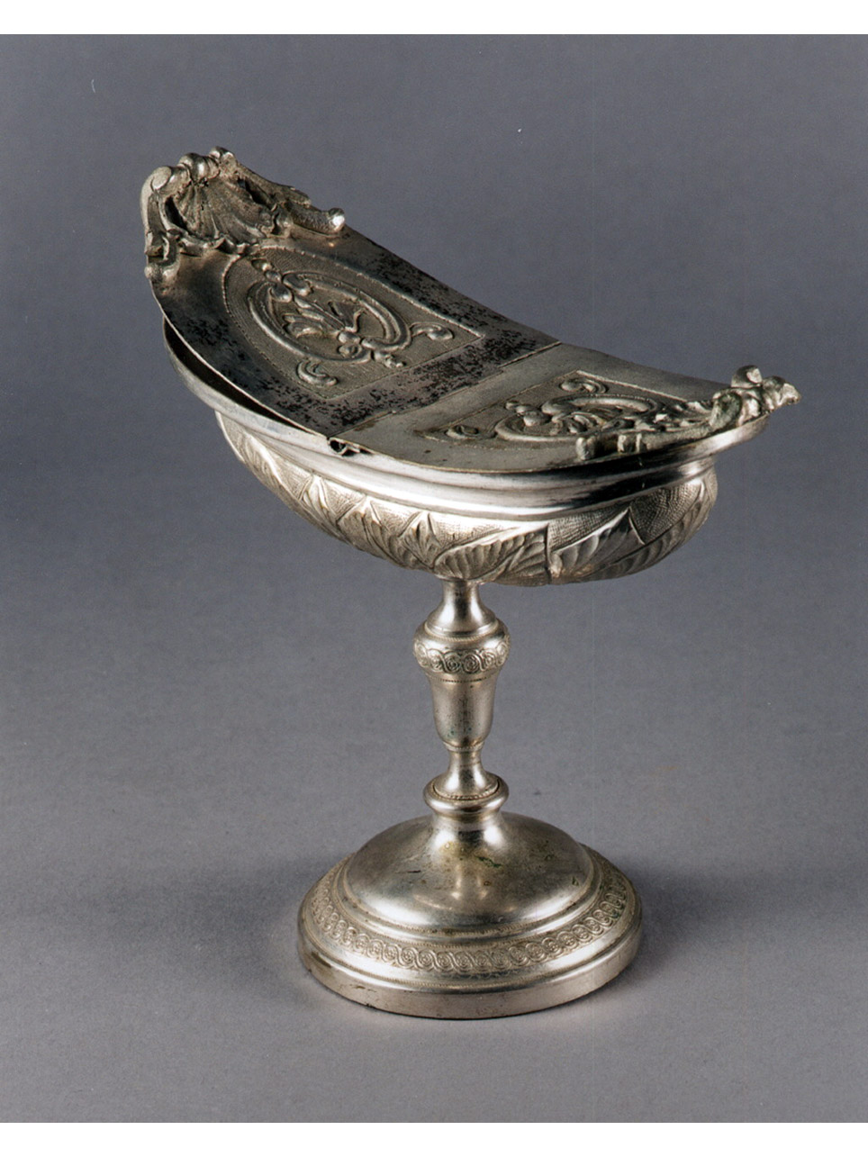 navicella portaincenso - bottega napoletana (sec. XIX)