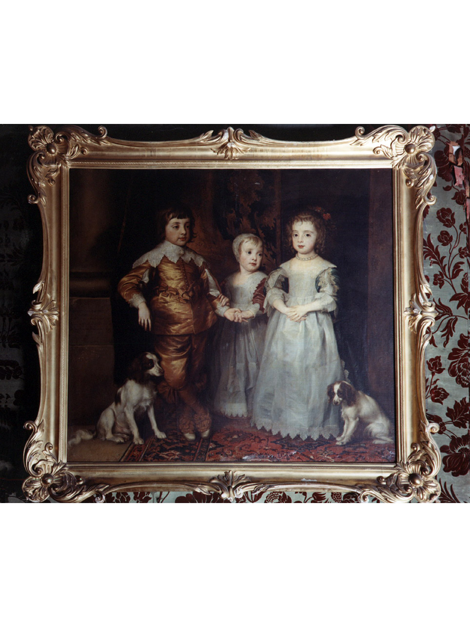 ritratto della famiglia di Carlo I, re d'Inghilterra (dipinto) - ambito napoletano (sec. XVII)