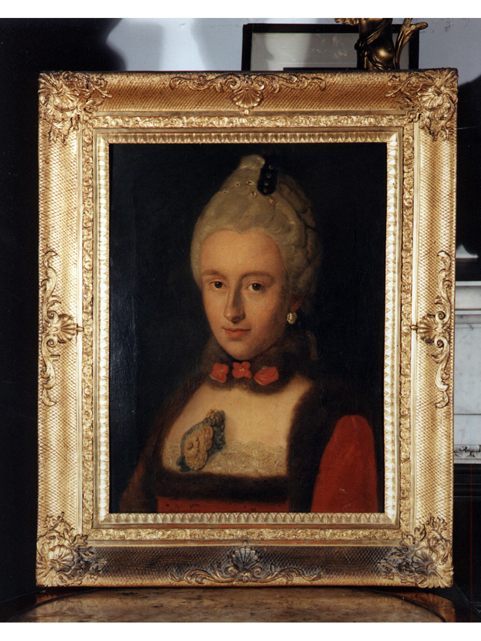 ritratto di donna (dipinto) - ambito napoletano (ultimo quarto sec. XVIII)