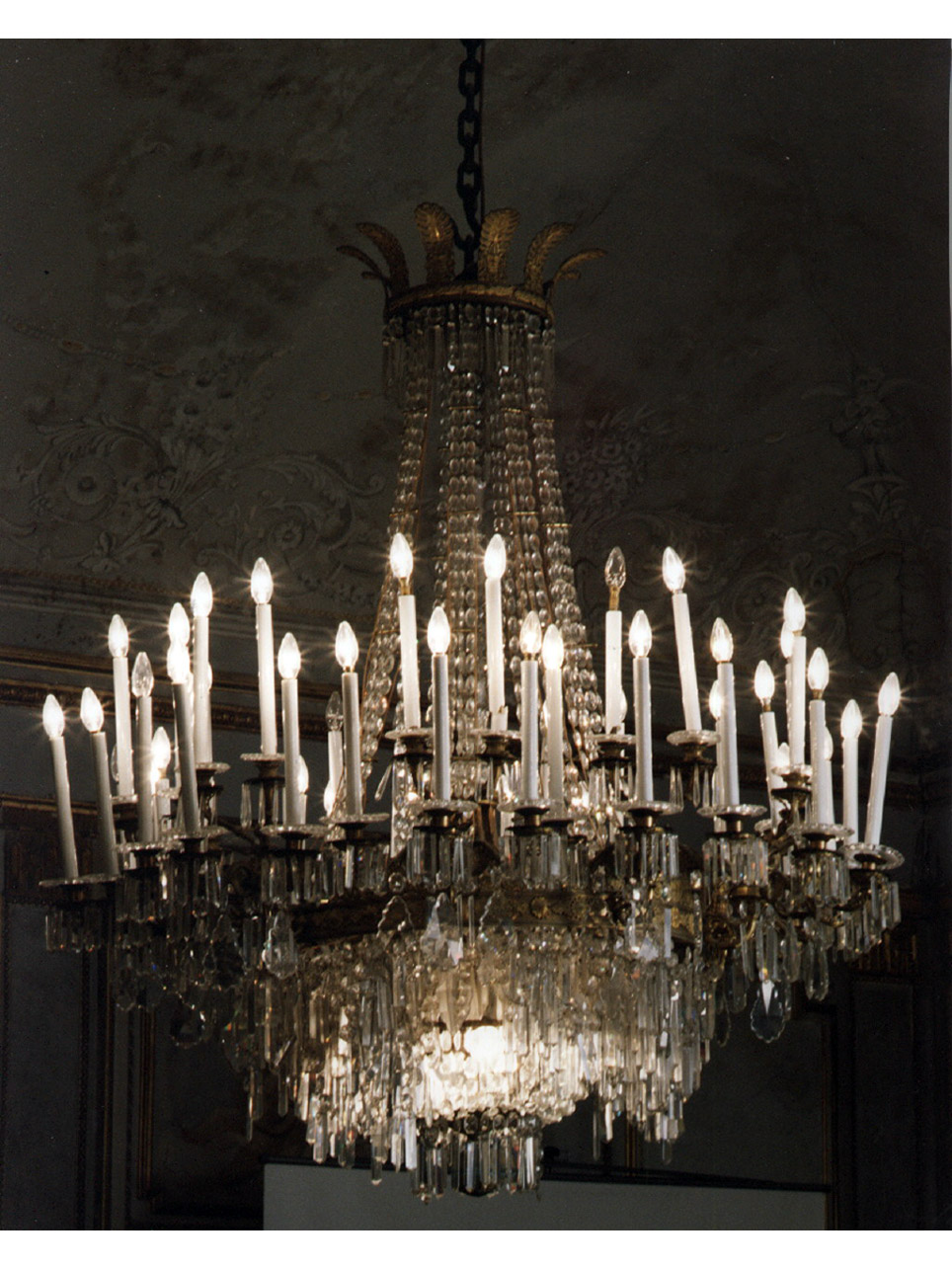 lampadario, serie - manifattura francese (seconda metà sec. XIX)