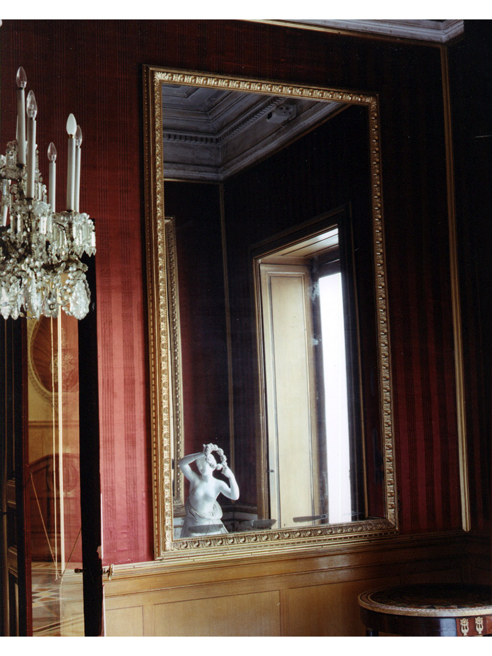 motivi decorativi vegetali stilizzati (specchiera, serie) - bottega napoletana (ultimo quarto sec. XIX)