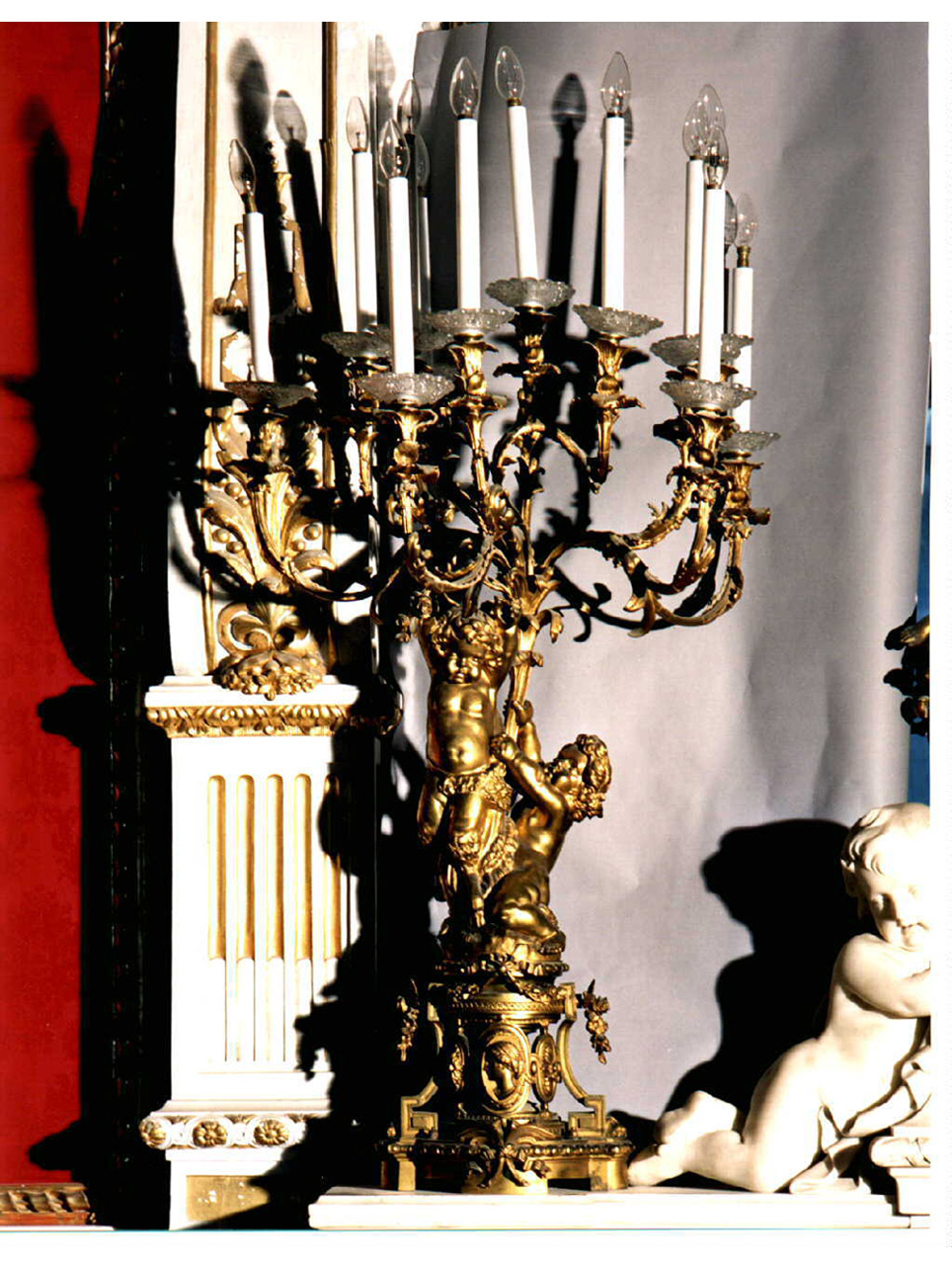 motivi decorativi (candelabro) - manifattura francese (seconda metà sec. XIX)