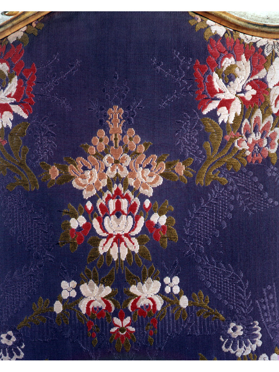 motivi decorativi floreali (sedia) - bottega napoletana (ultimo quarto, secondo quarto sec. XIX, sec. XX)