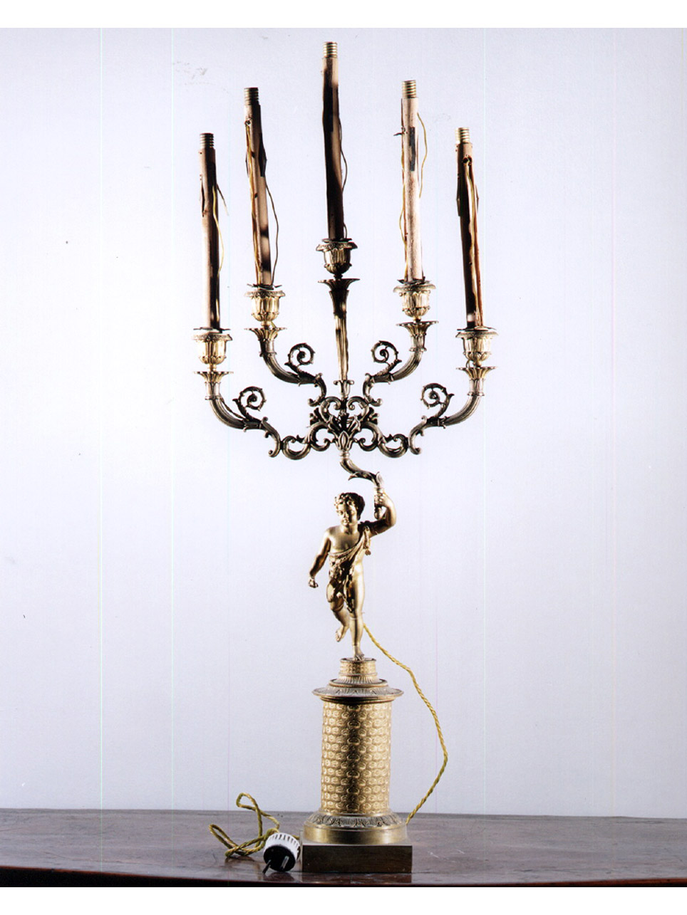 motivi decorativi vegetali (candeliere) - bottega francese (seconda metà sec. XIX)