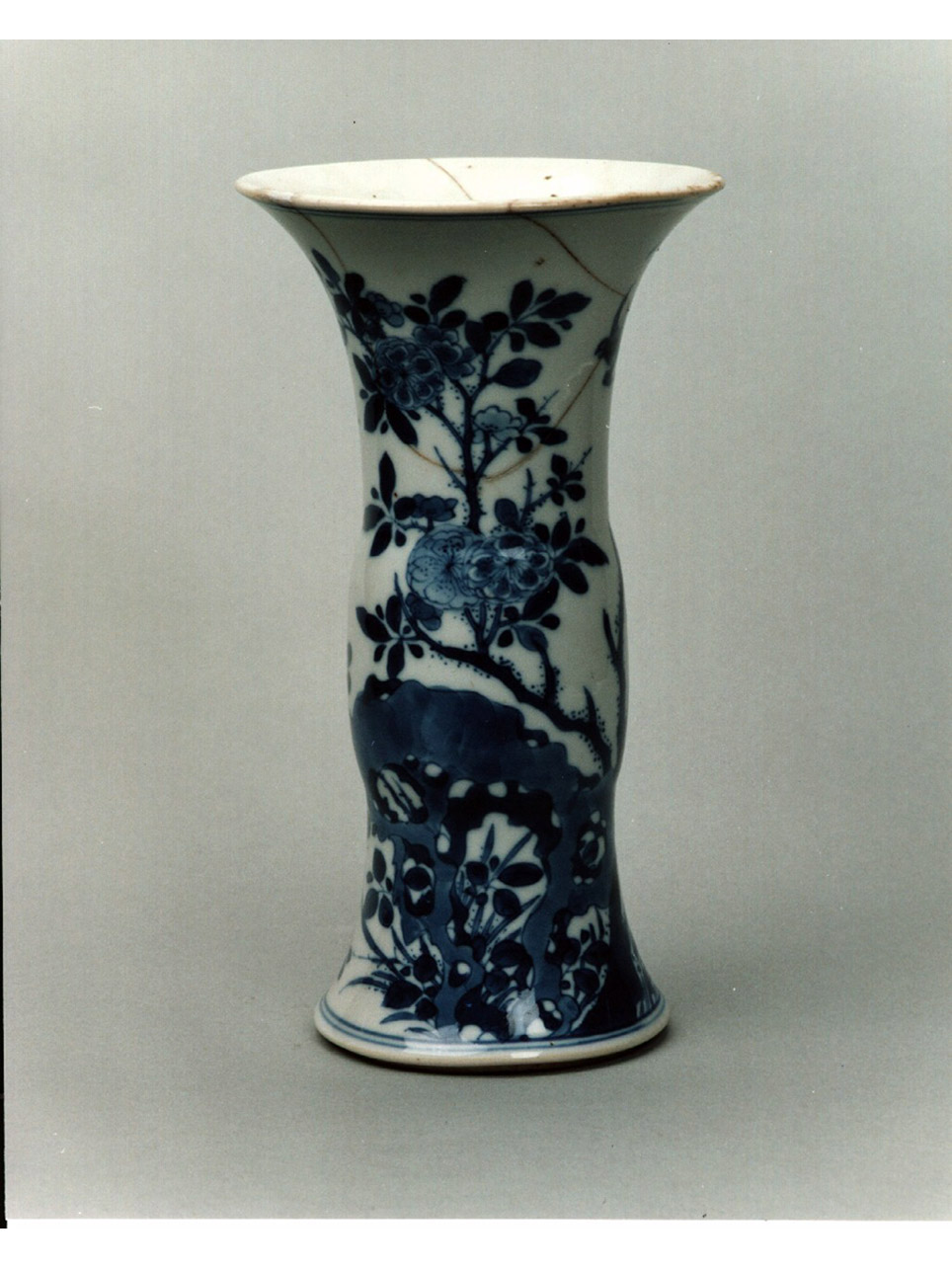 motivi decorativi floreali (vaso) - manifattura cinese (secc. XVII/ XVIII)