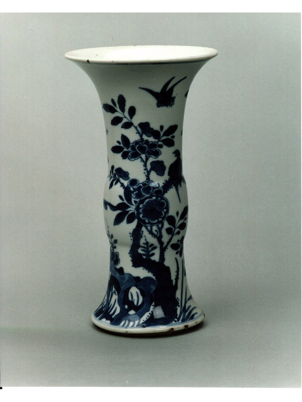 motivi decorativi floreali (vaso) - manifattura cinese (secc. XVII/ XVIII)
