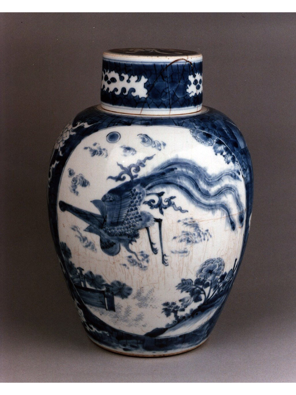 motivi decorativi vegetali (vaso) - manifattura cinese (sec. XVII)