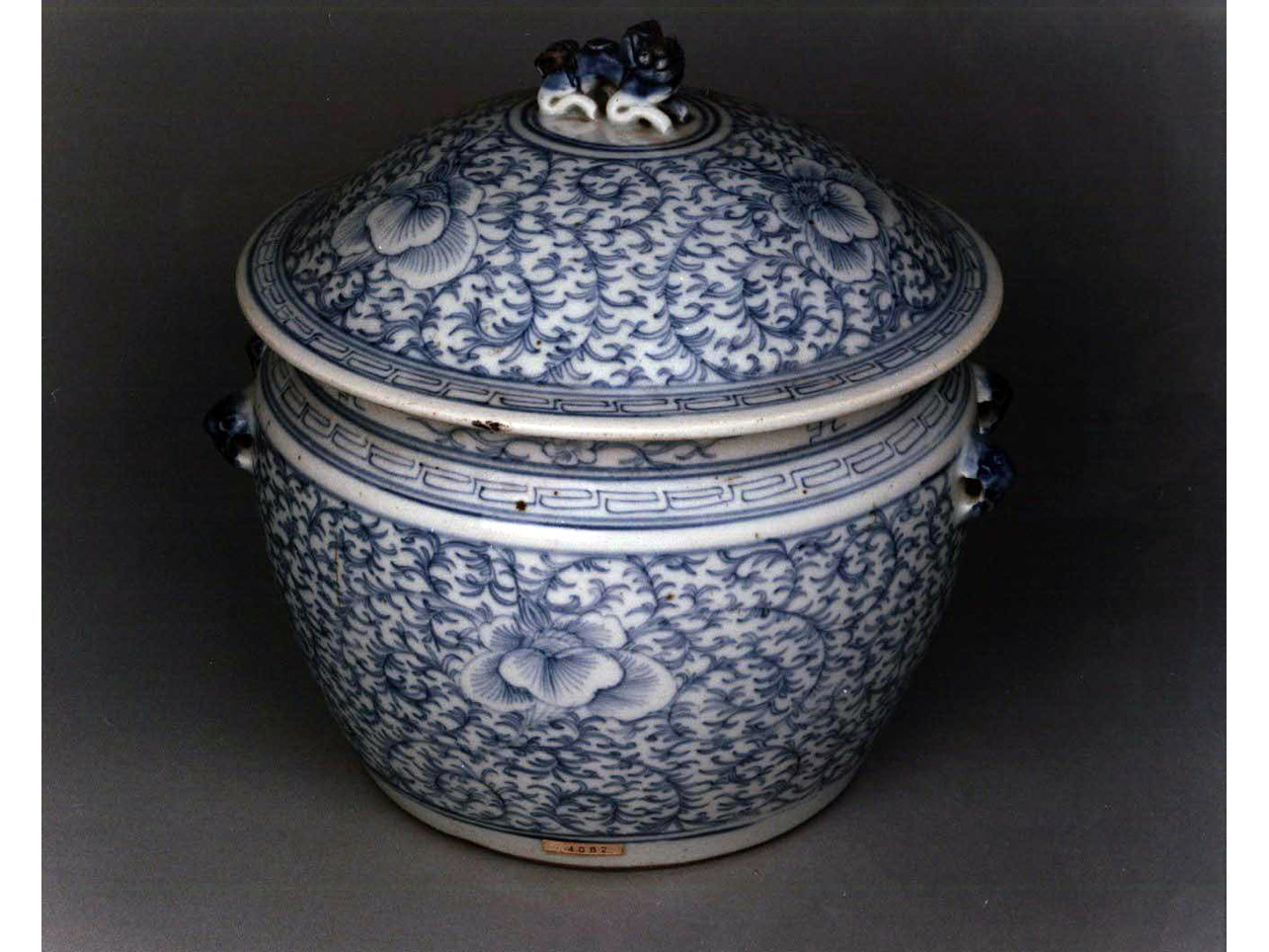 motivi decorativi vegetali (vaso) - manifattura cinese (prima metà sec. XIX)