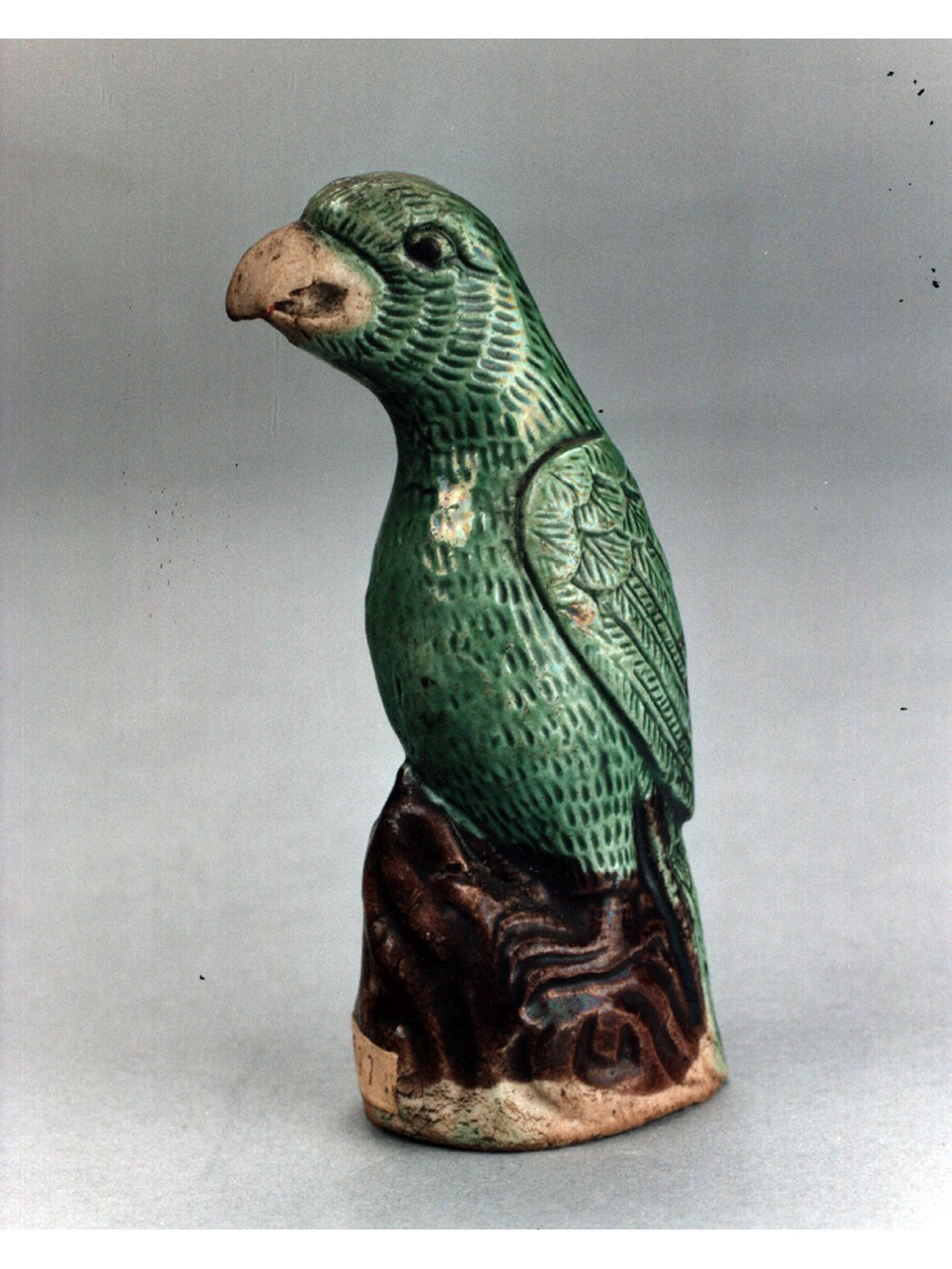 pappagallo (soprammobile) - manifattura cinese (secc. XVII/ XVIII)