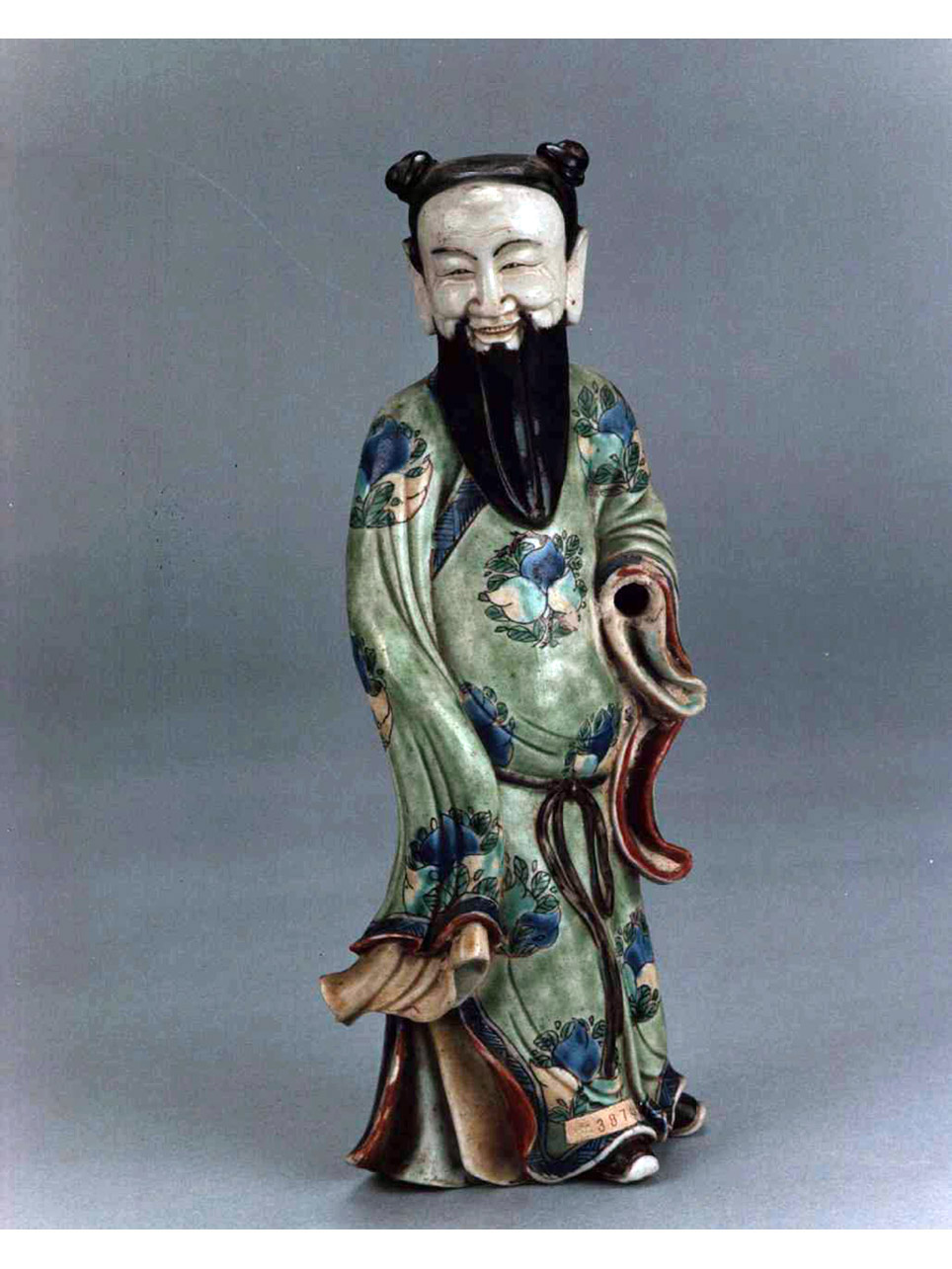 uomo orientale (statuetta) - manifattura cinese (primo quarto sec. XVIII)