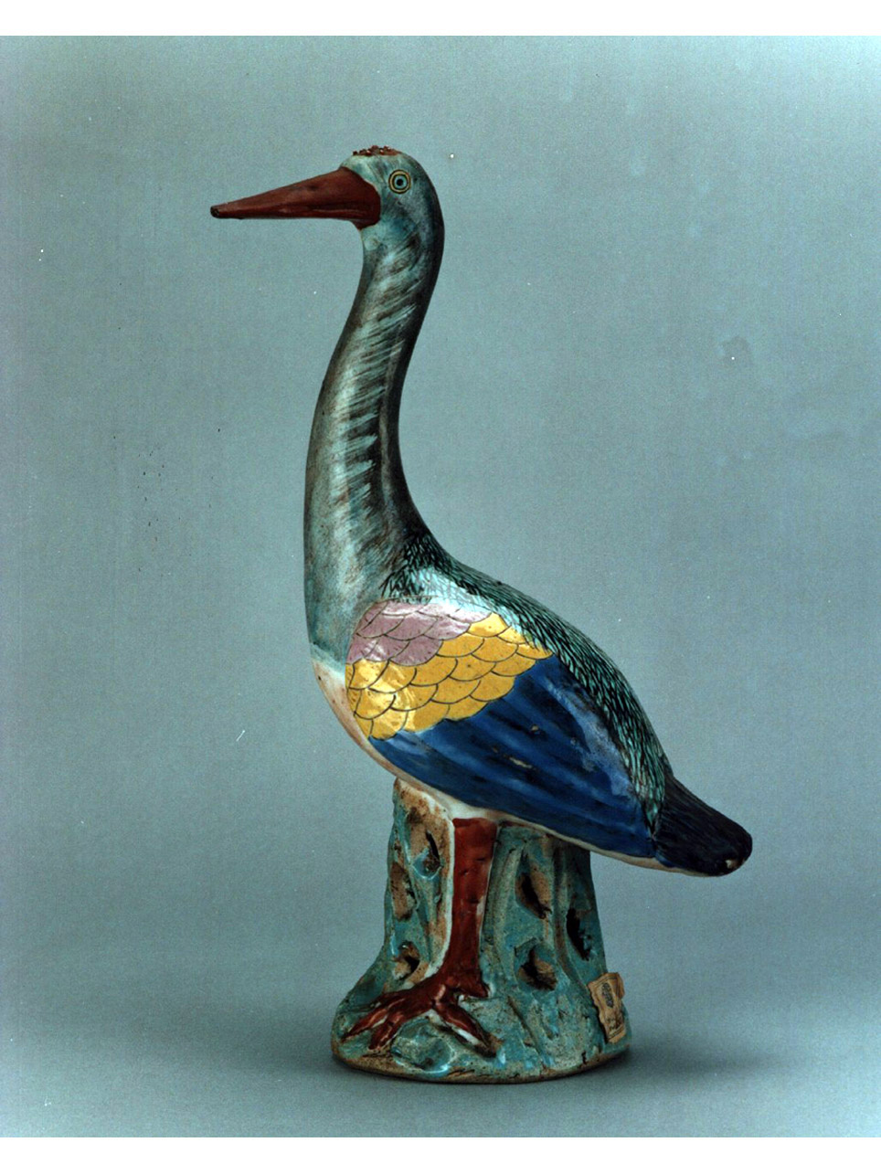 cicogna (soprammobile) - manifattura cinese (sec. XVIII)