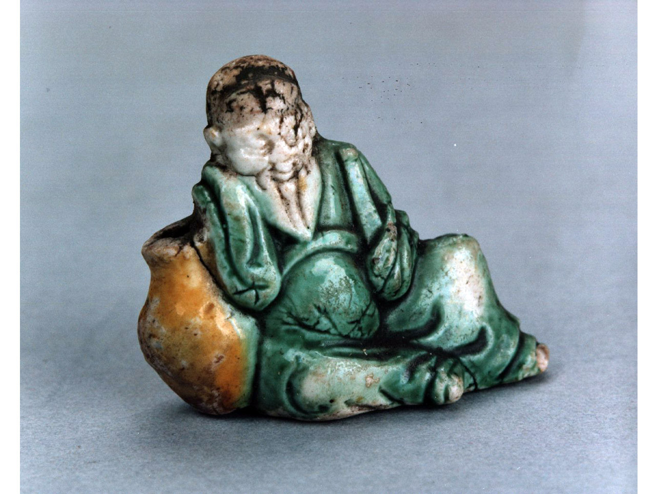 figura maschile (bruciaprofumi) - manifattura cinese (secc. XVII/ XVIII)