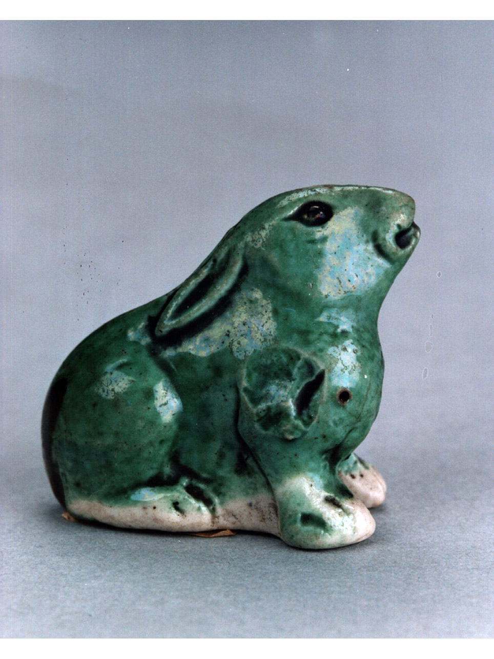 coniglio (soprammobile) - manifattura cinese (fine/inizio secc. XVII/ XVIII)