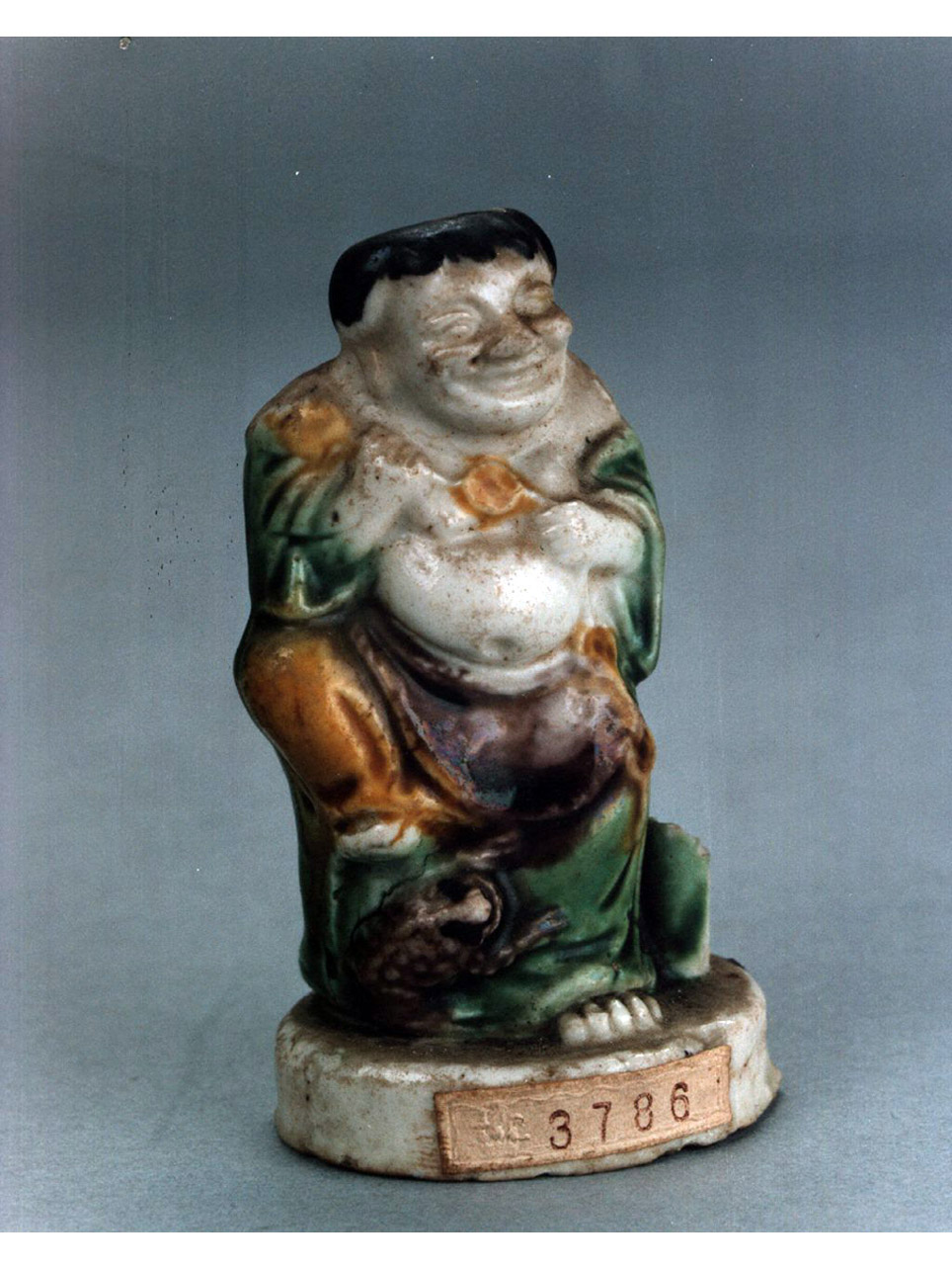 figura maschile (bruciaprofumi) - manifattura cinese (secc. XVII/ XVIII)