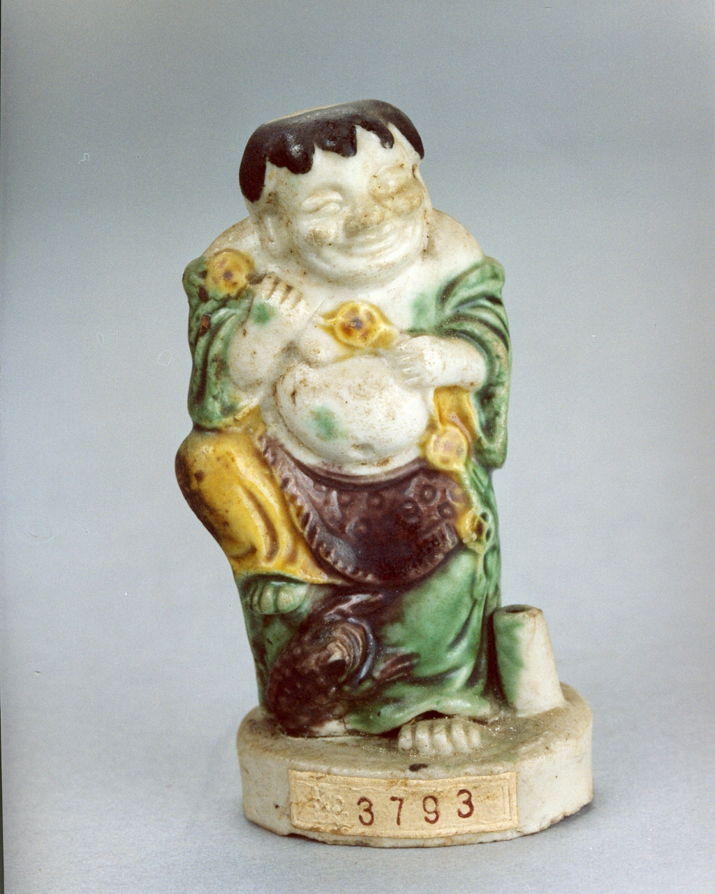 figura maschile (bruciaprofumi) - manifattura cinese (secc. XVII/ XVIII)