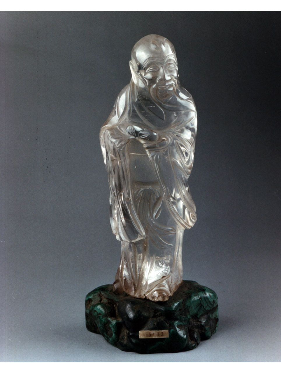 figura maschile (statuetta) - manifattura cinese (secc. XVIII/ XIX)
