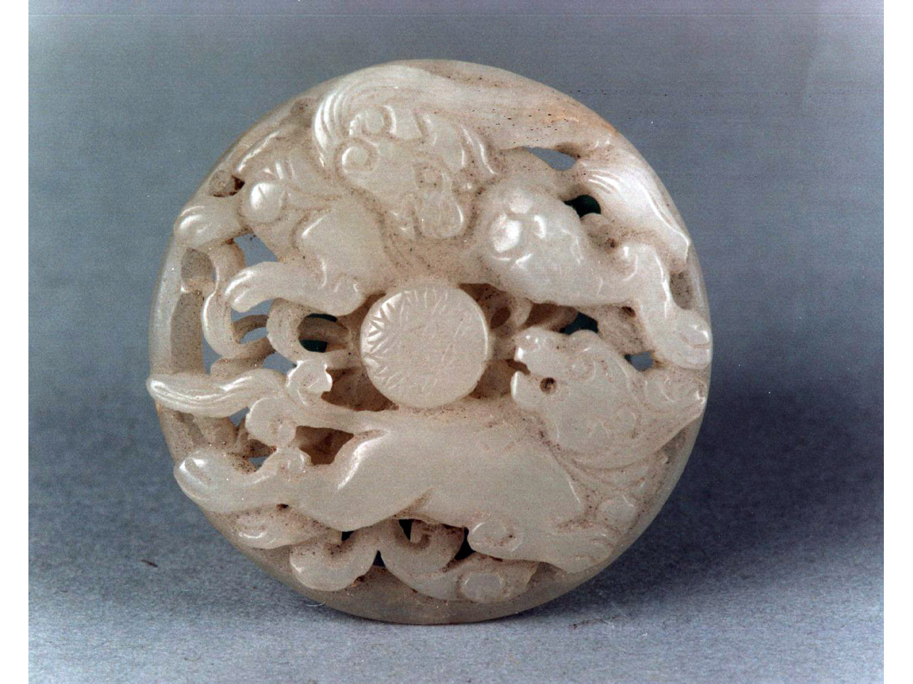 motivi decorativi vegetali e animali (placchetta) - manifattura cinese (sec. XVIII)