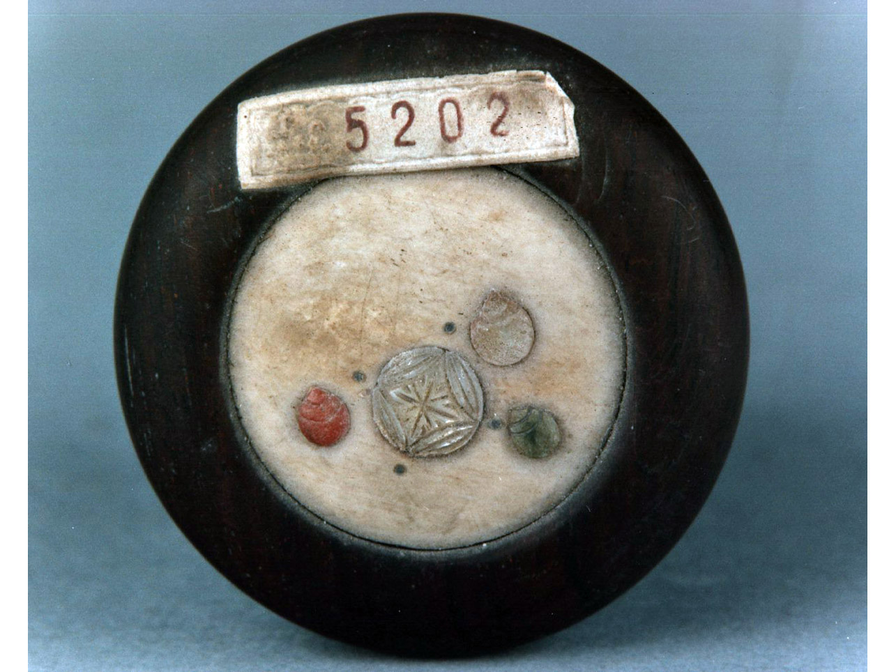 motivi decorativi geometrici (placchetta) - manifattura cinese (sec. XVIII)