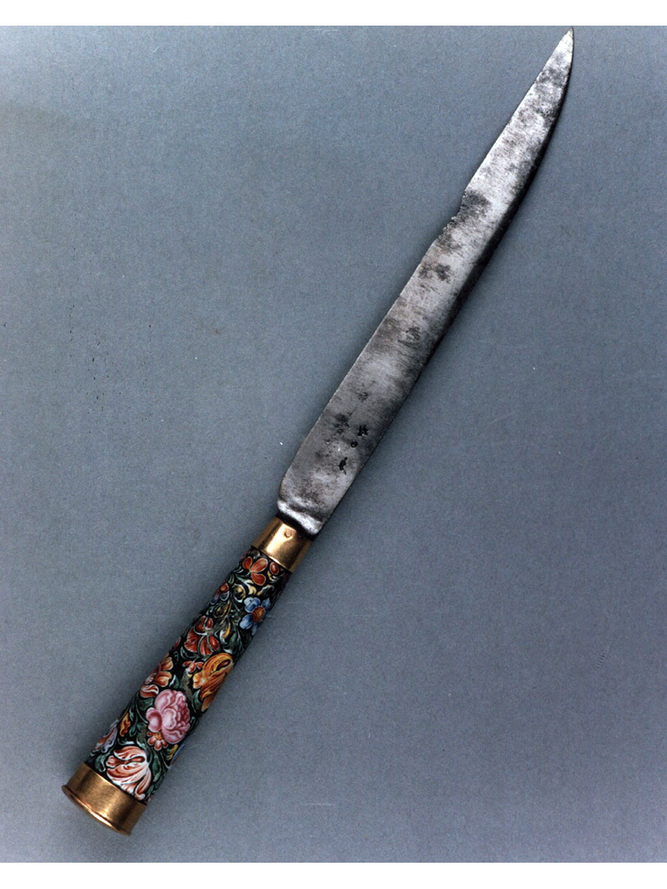 motivi decorativi floreali (coltello) - bottega olandese (sec. XVIII)