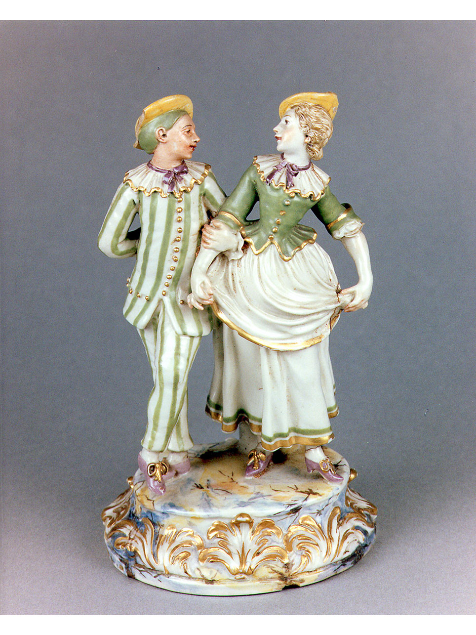 scena teatrale (scultura miniaturistica) - manifattura Doccia Ginori (sec. XVIII)