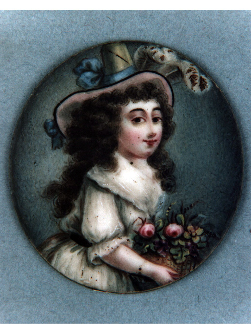 ritratto di donna (placchetta) di Solo Janniello (sec. XVIII)