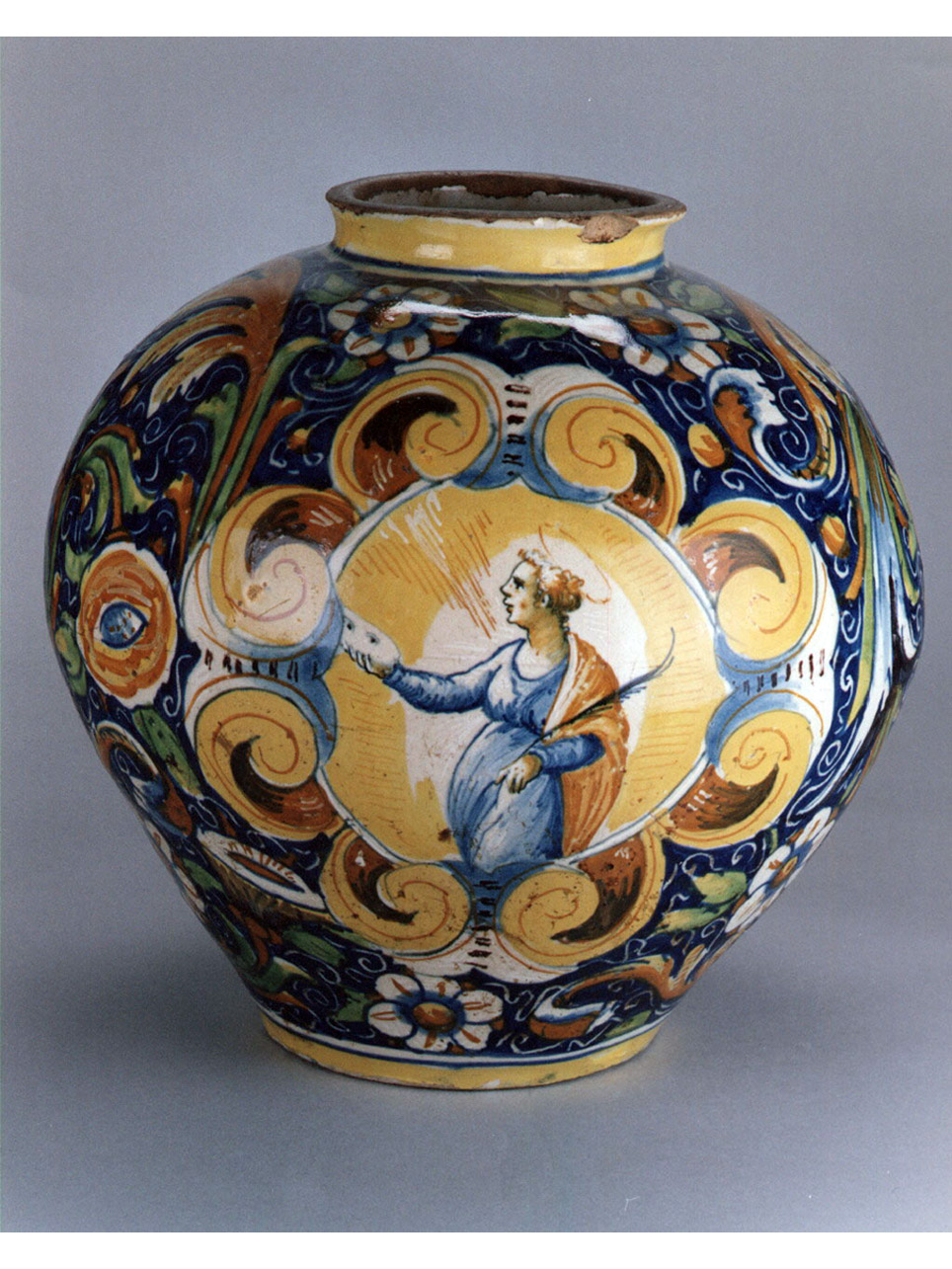 Santa Lucia (vaso) - manifattura veneziana (sec. XVI)