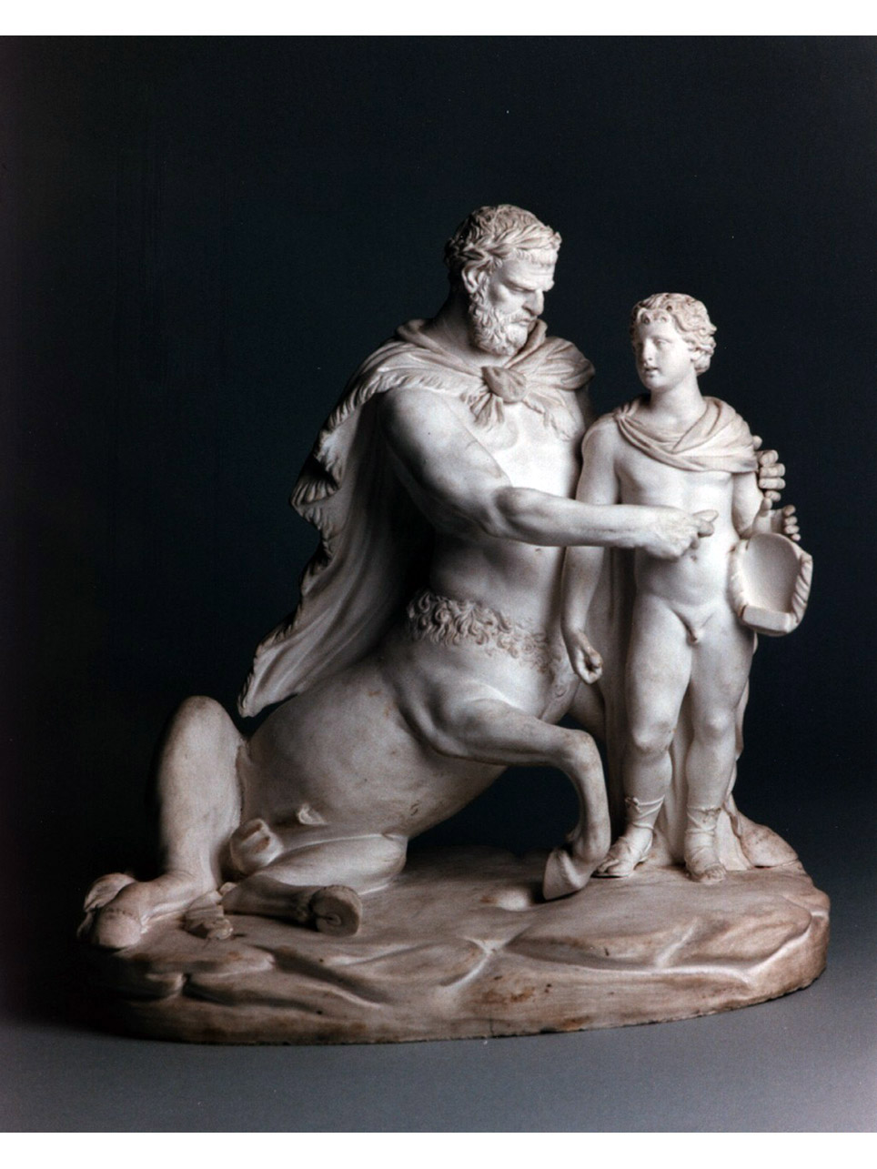 Achille educato da Chirone (scultura miniaturistica) di Tagliolini Filippo (sec. XVIII)