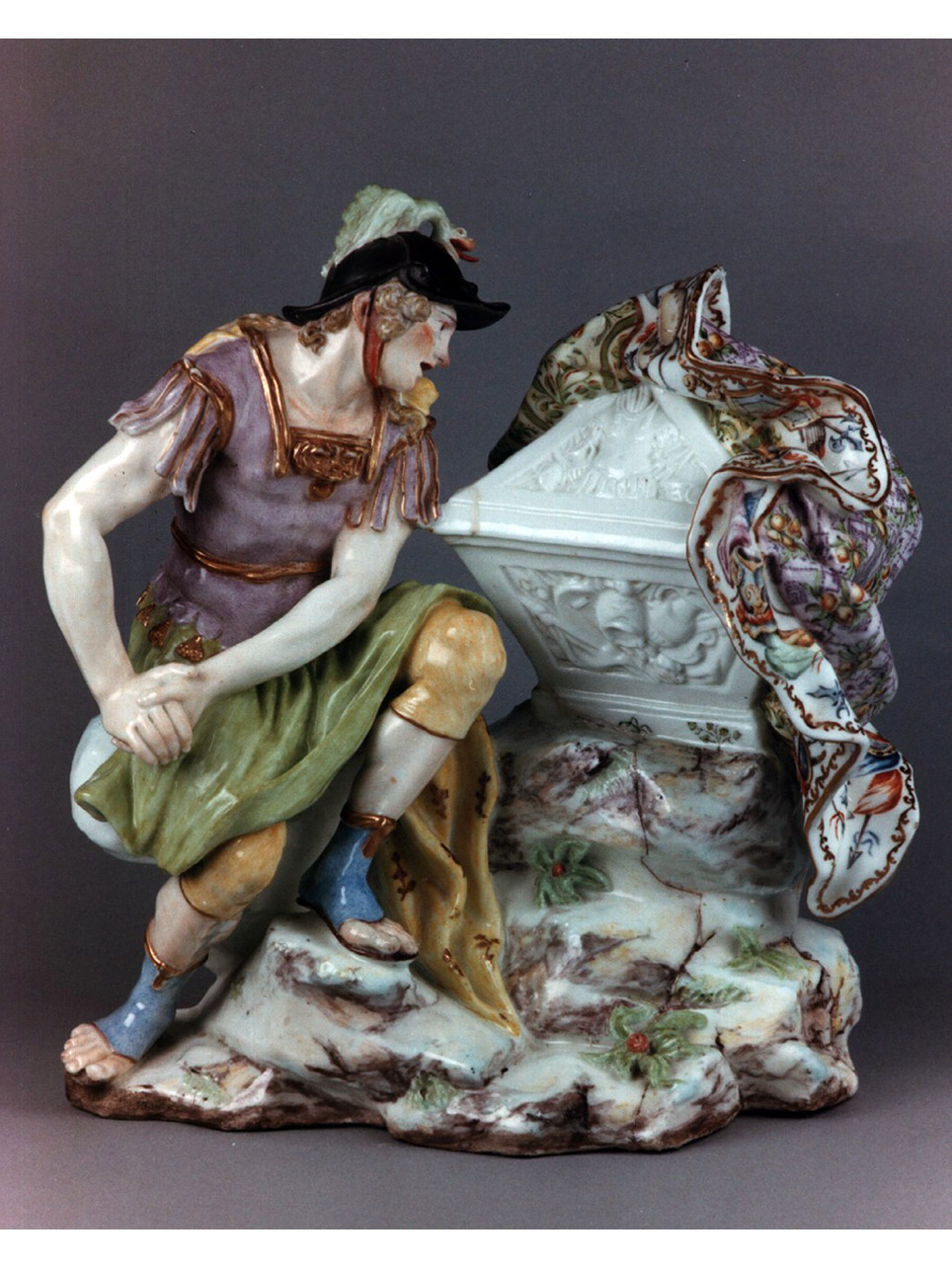 figura maschile (statuetta) di Fumo Gaetano, Gricci Giuseppe, Restile Luigi (sec. XVIII)