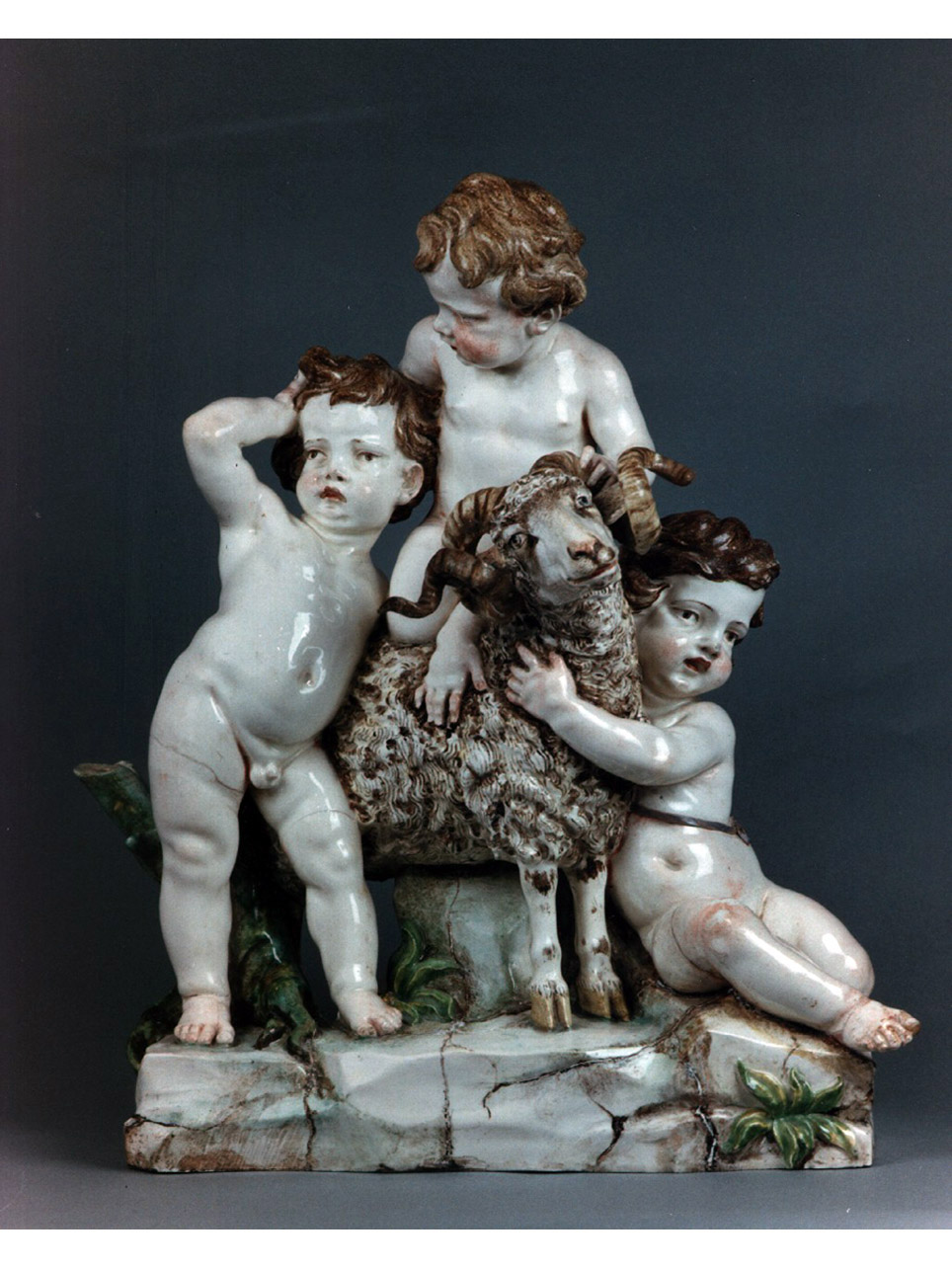 putti (scultura miniaturistica) di Gricci Giuseppe (sec. XVIII)