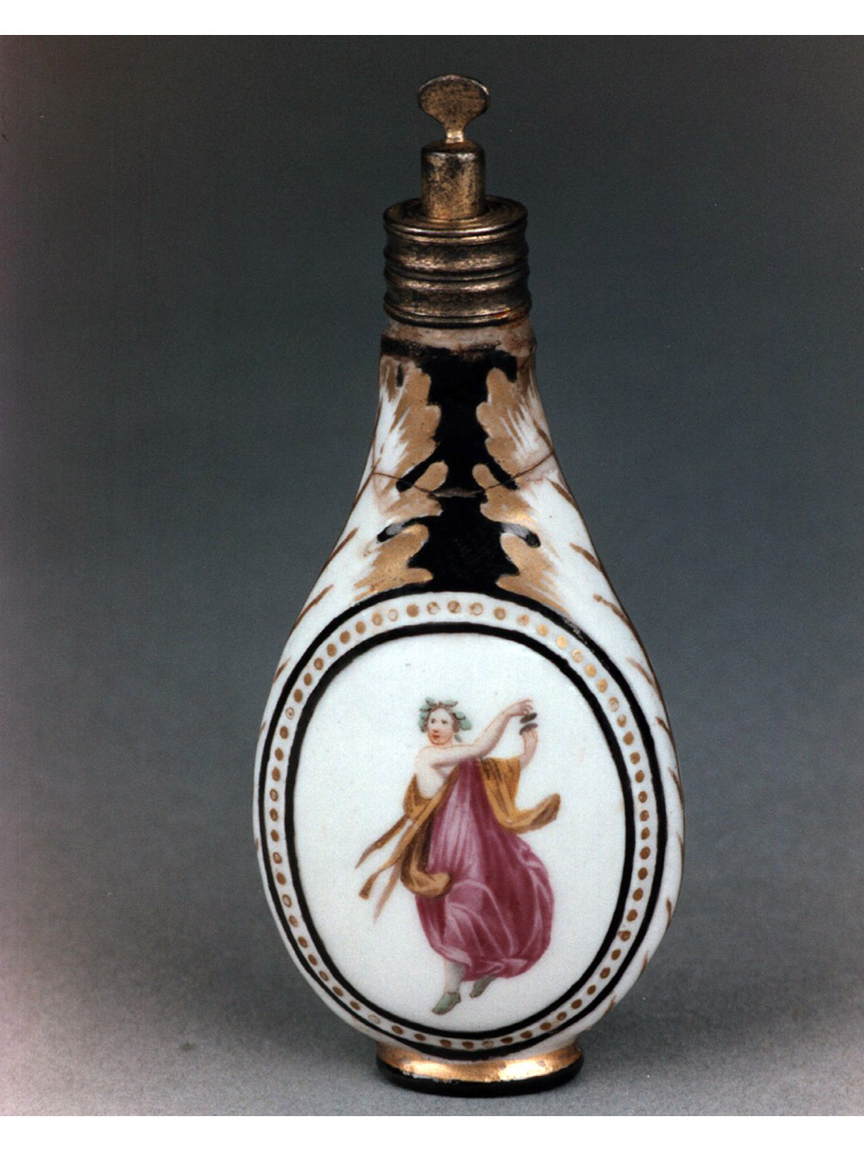 figura femminile (portaprofumo) - Real Fabbrica di Napoli (secc. XVIII/ XIX)