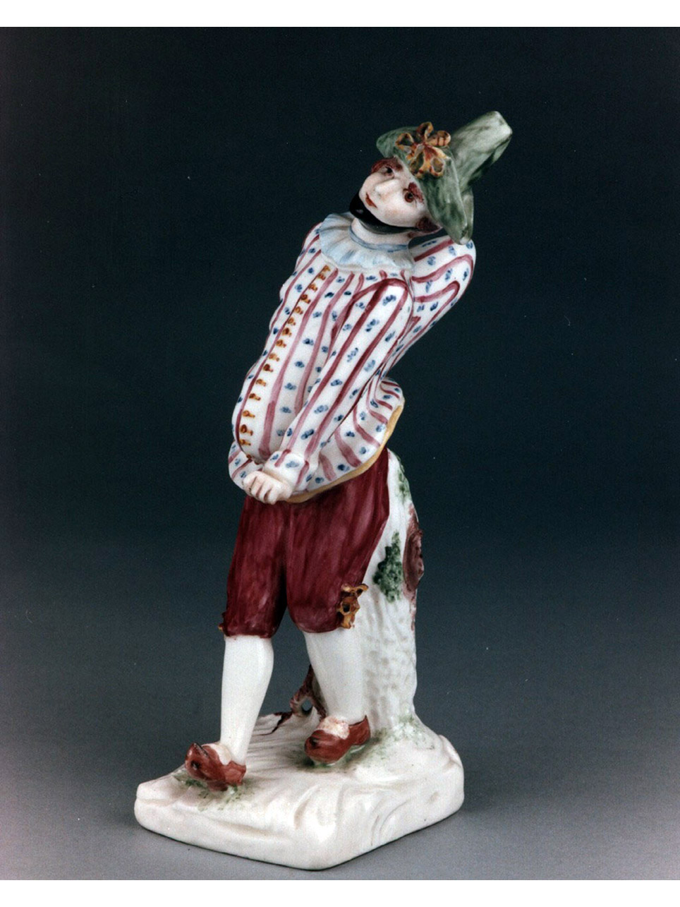 figura maschile (statuetta) - manifattura di Mennecy (sec. XVIII)