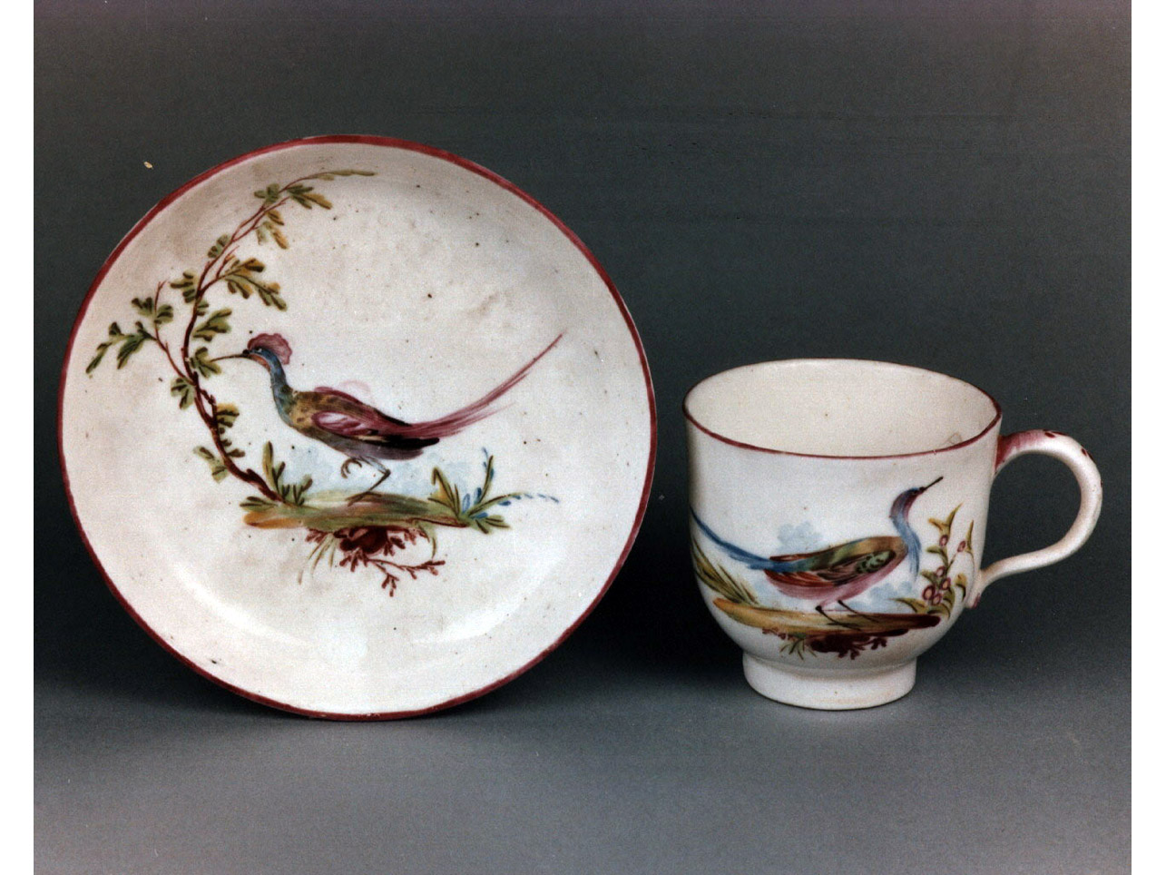animali (tazza) - manifattura di Bourg-la-Reine (sec. XVIII)