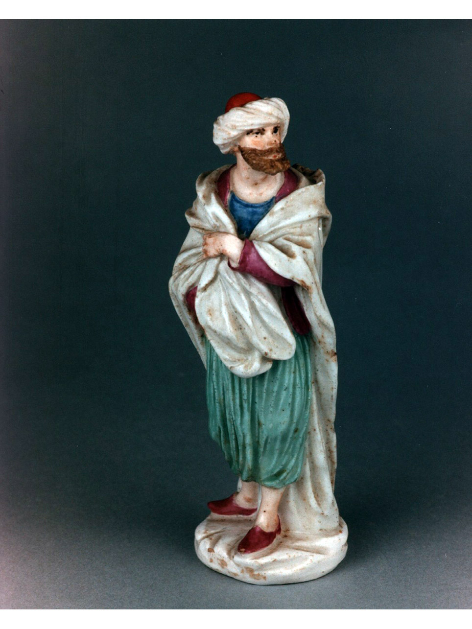 giovane orientale (statuetta) - Real Fabbrica di Napoli (secc. XVIII/ XIX)