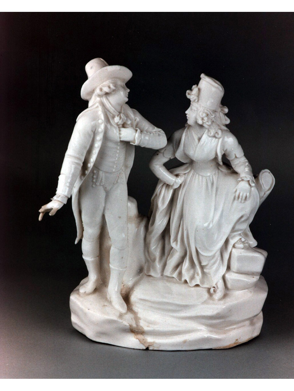 scena di vita campestre (scultura miniaturistica) di Tagliolini Filippo (secc. XVIII/ XIX)