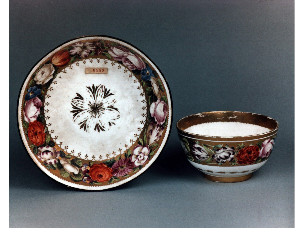 motivi decorativi (tazza) - Real Fabbrica di Napoli (secc. XVIII/ XIX)