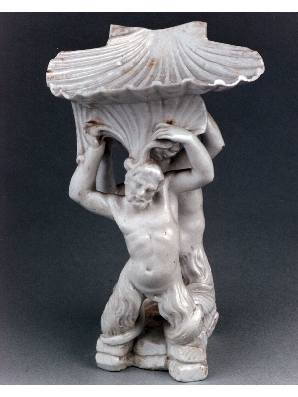 Tritone (scultura miniaturistica) - manifattura di Doccia (sec. XVIII)
