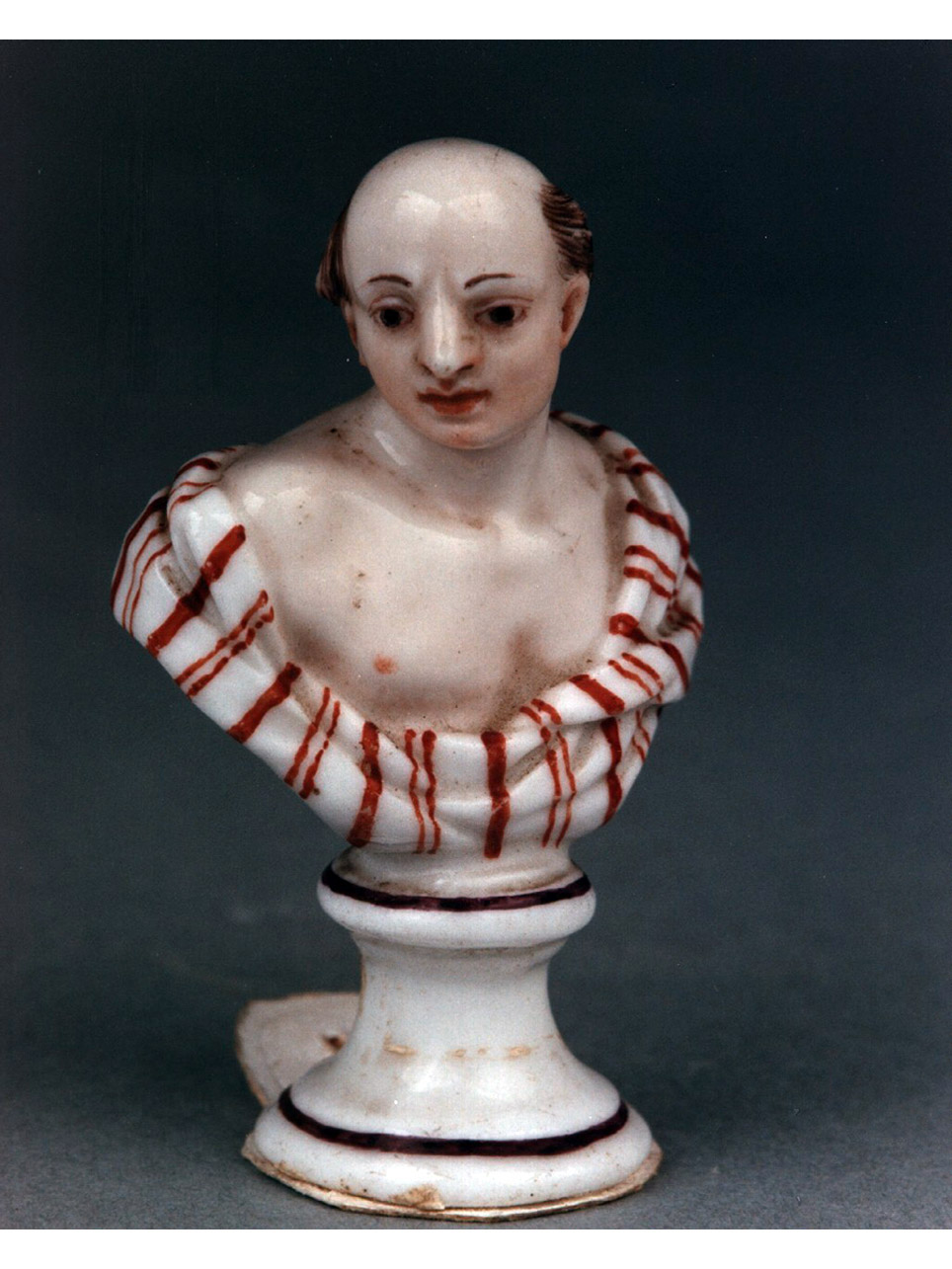 busto di uomo (statuetta) - manifattura di Doccia (sec. XVIII)