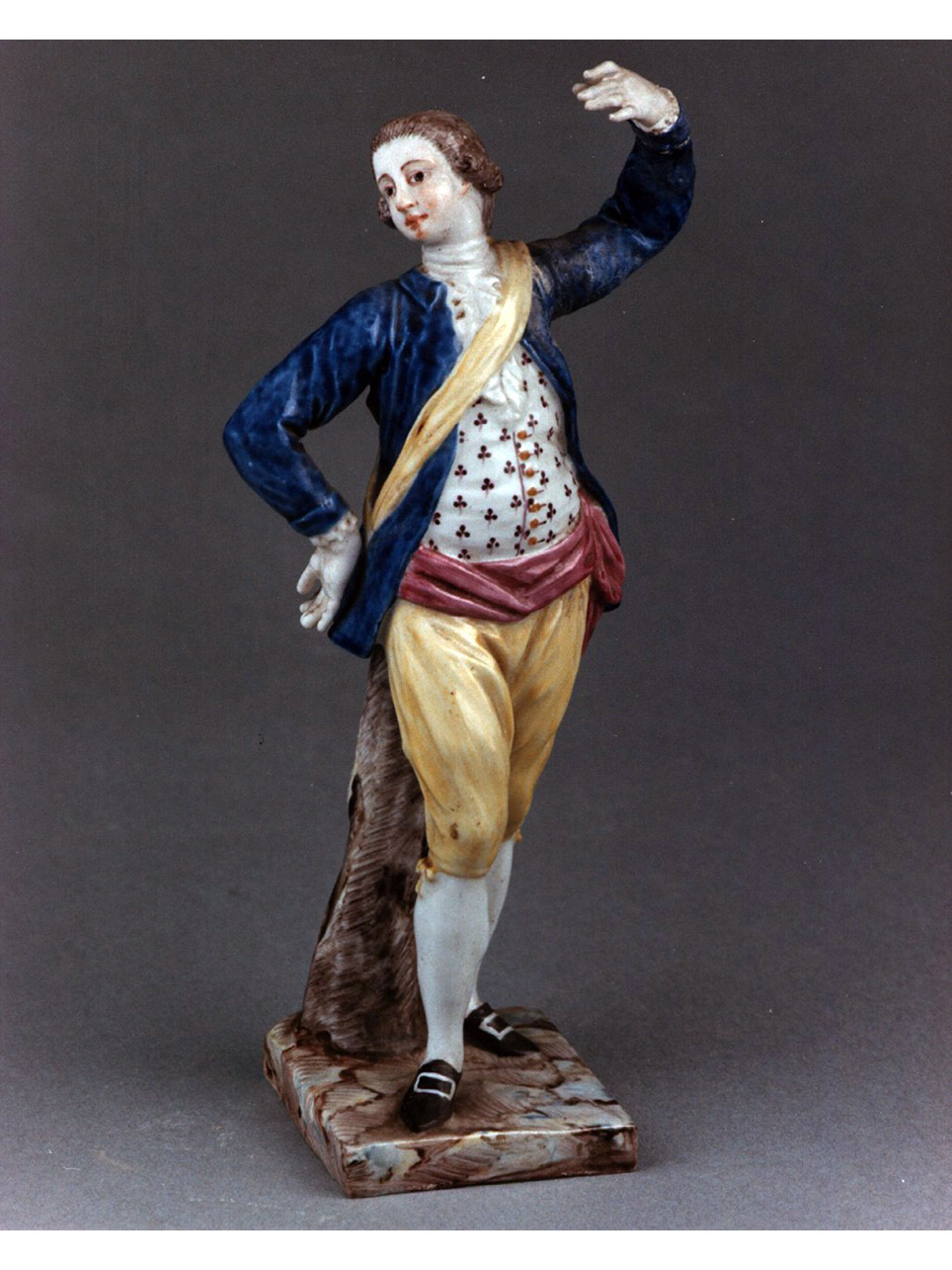 figura maschile (statuetta) - manifattura di Doccia (sec. XVIII)