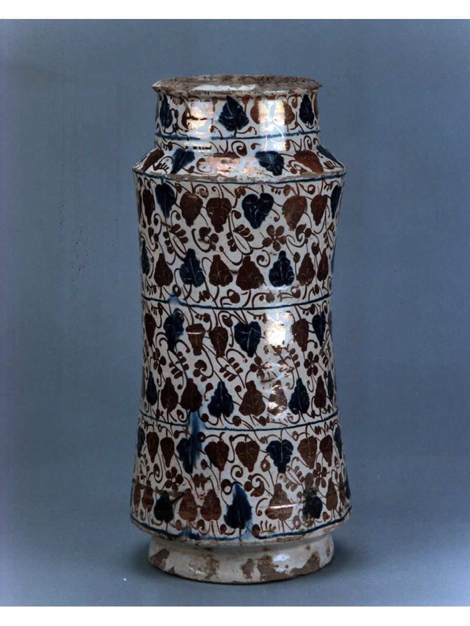 motivi decorativi floreali (alberello) - manifattura spagnola (metà sec. XV)