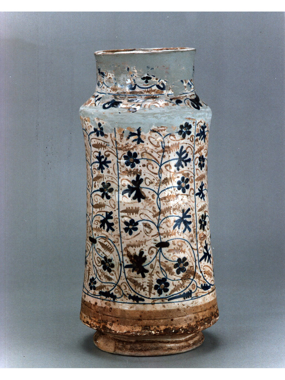 motivi decorativi floreali (alberello) - manifattura spagnola (metà sec. XV)