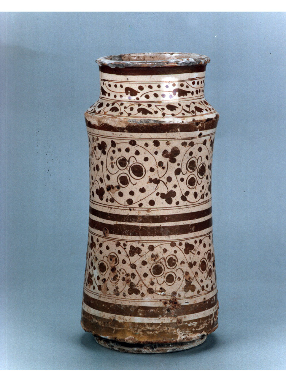 motivi decorativi floreali (alberello) - manifattura spagnola (metà sec. XV)